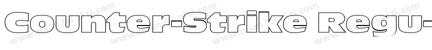 Counter-Strike Regu字体转换